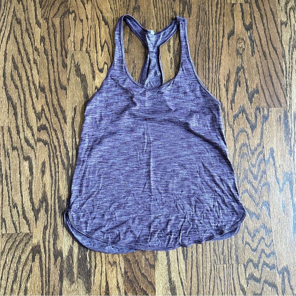 Lululemon tank top burgundy heathered